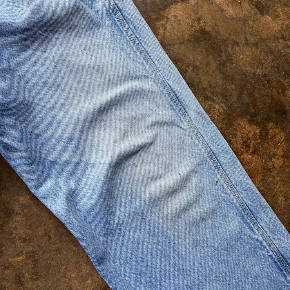 Dickies Mens Carpenter Jeans Light Wash Blue Denim Workwear Pants 1993SNB 36x32 - Picture 5 of 8